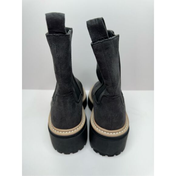 Open Edit Chelsea Boots Womens Size 11 Gray Lug Sole Pull On Ankle Booties New - Picture 6 of 8